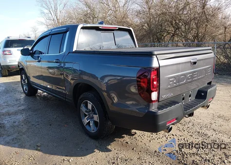 2025 Honda Ridgeline Rtl z USA, uszkodzony, nr VIN 5FPYK3F56SB044257